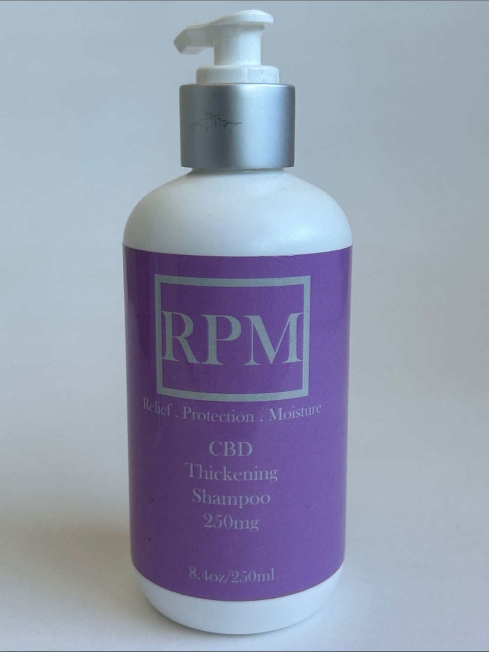 RPM Thickening Shampoo 8.4oz Bottle Relief Protection Moisture for Your Hair